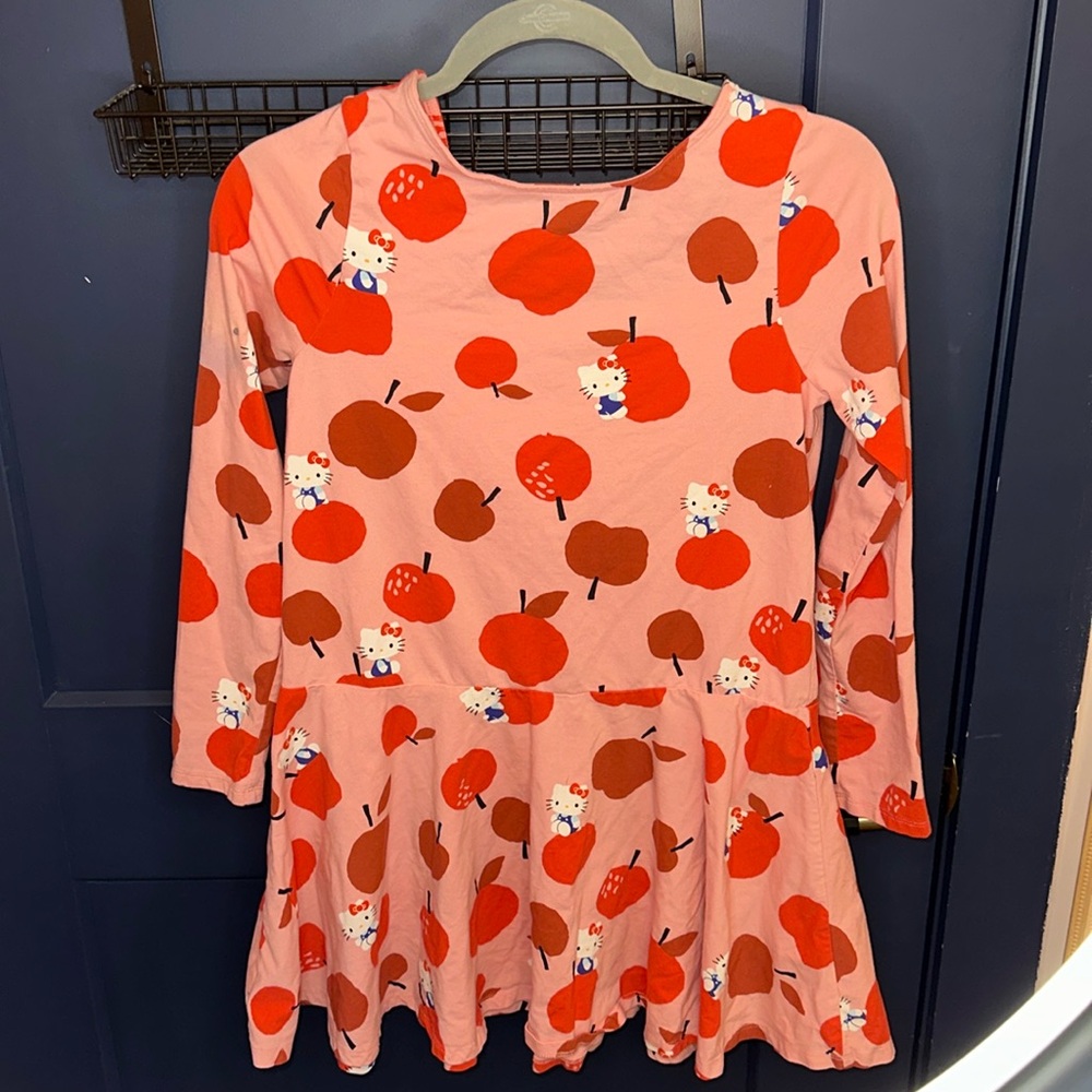 Tea Collection x Hello Kitty Girls Size 16 Long Sleeve Jersey Dress